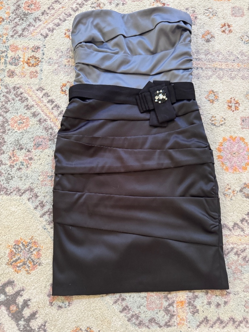 White House Black Market, Size 8, grey/black